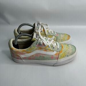Women’s Vans Ward Psychedelic Tie‎ Dye Skate Casual Low top Sneakers Size W -10